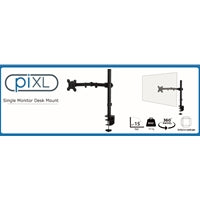 piXL Steel Monitor Arm - Single Desk Mount 32-34 piXL Steel Monitor Arm - Single Desk Mount 32-34